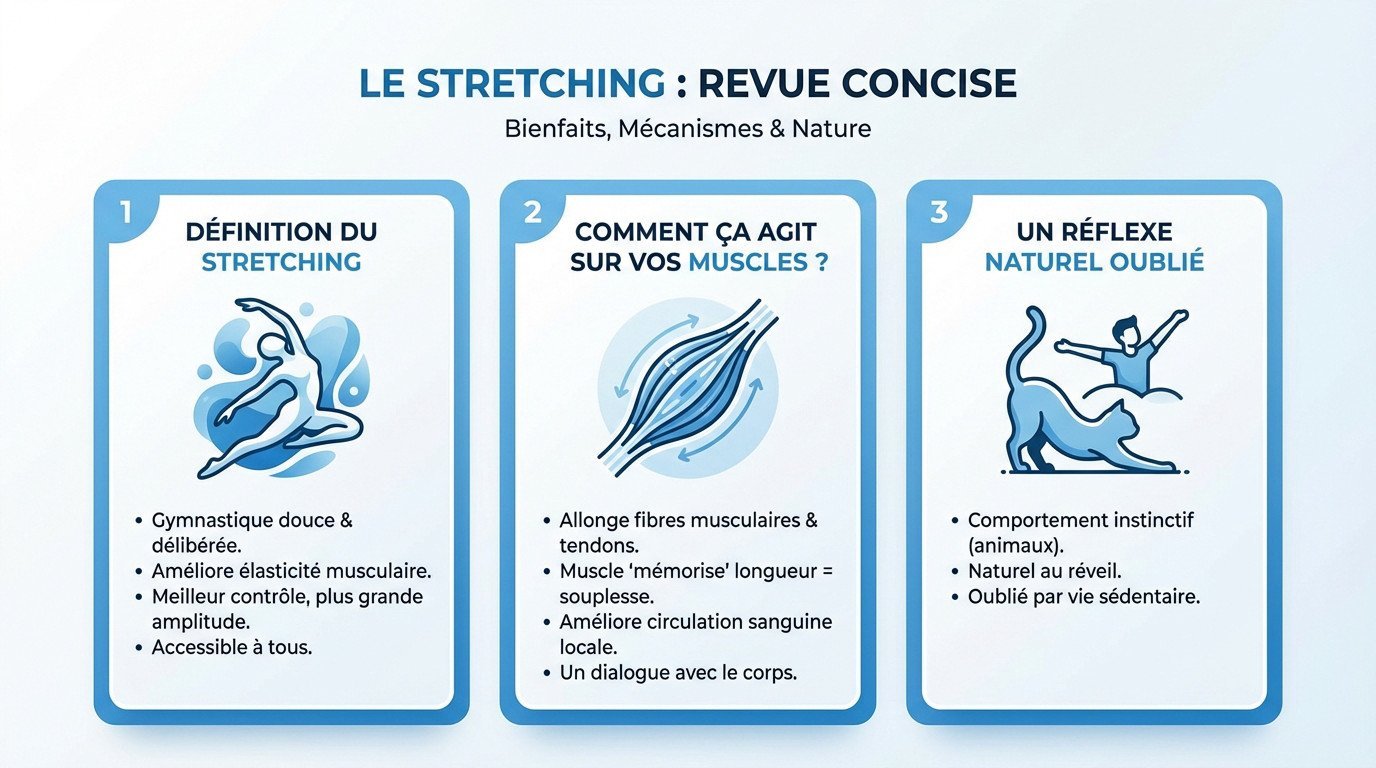 Femme pratiquant le stretching pour améliorer sa souplesse et détendre ses muscles